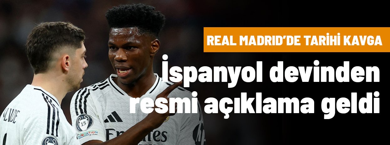 Kavga eden Valverde ve Tchouameni hakkında Real Madrid'den ilk açıklama geldi