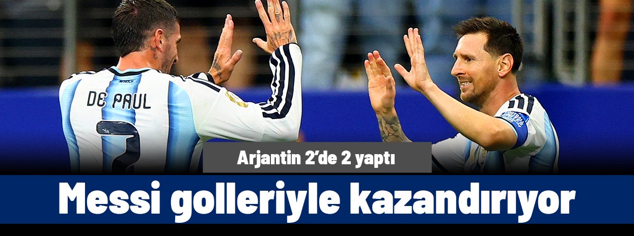 Messi rekoru kırdı: Arjantin'i bir kez daha galibiyete götürdü