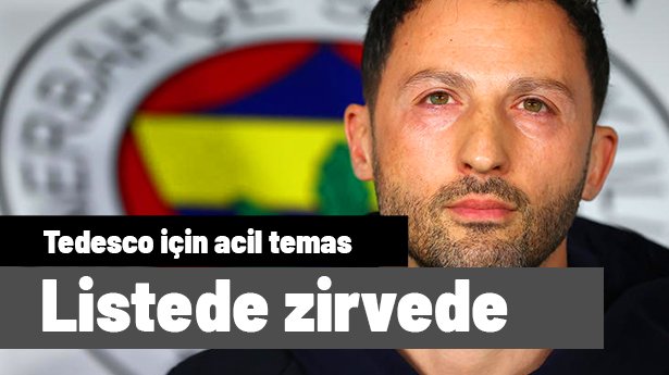 Listenin başında Domenico Tedesco var: İmza için acele harekete geçildi