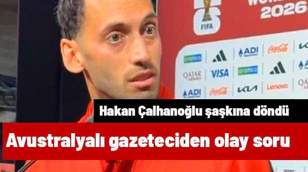 Hakan Çalhanoğlu, Avustralyalı gazetecinin sorusuyla şaşkına dönüp soruyla cevap verdi