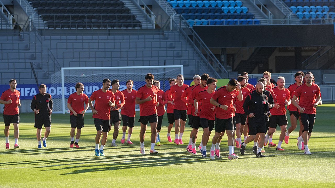A Milli Futbol Takımı, San Jose'deki ilk antrenmanını yaptı