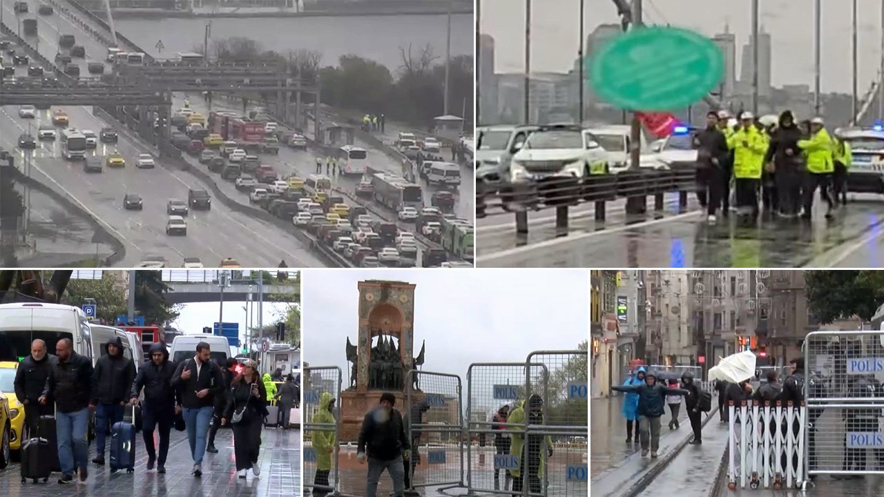 İstanbul'da 1 Mayıs önlemleri: Taksim kapatıldı, 15 Temmuz Şehitler Köprüsü'nde polis müdahalesi