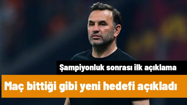 SON DAKİKA | Okan Buruk: "Hedefimiz üst üste 5. şampiyonluk"