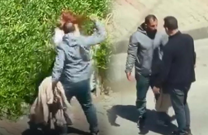 İstanbul'da sokak ortasında kadını darbetti, araya girenlere de saldırdı