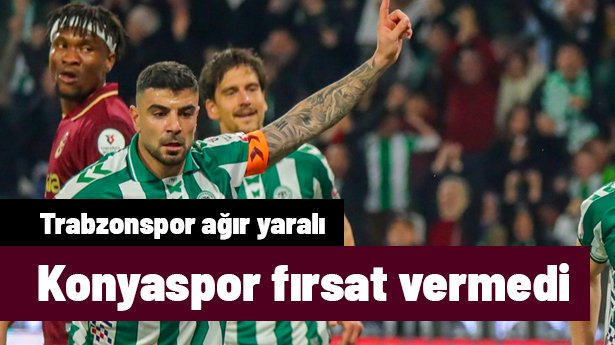 Trabzonspor, Konyaspor deplasmanında ağır yaralı
