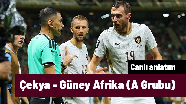 Çekya - Güney Afrika (Canlı anlatım)