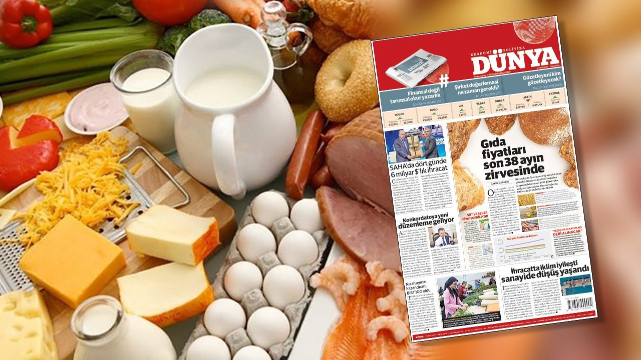 Gıda fiyatları son 38 ayın zirvesinde