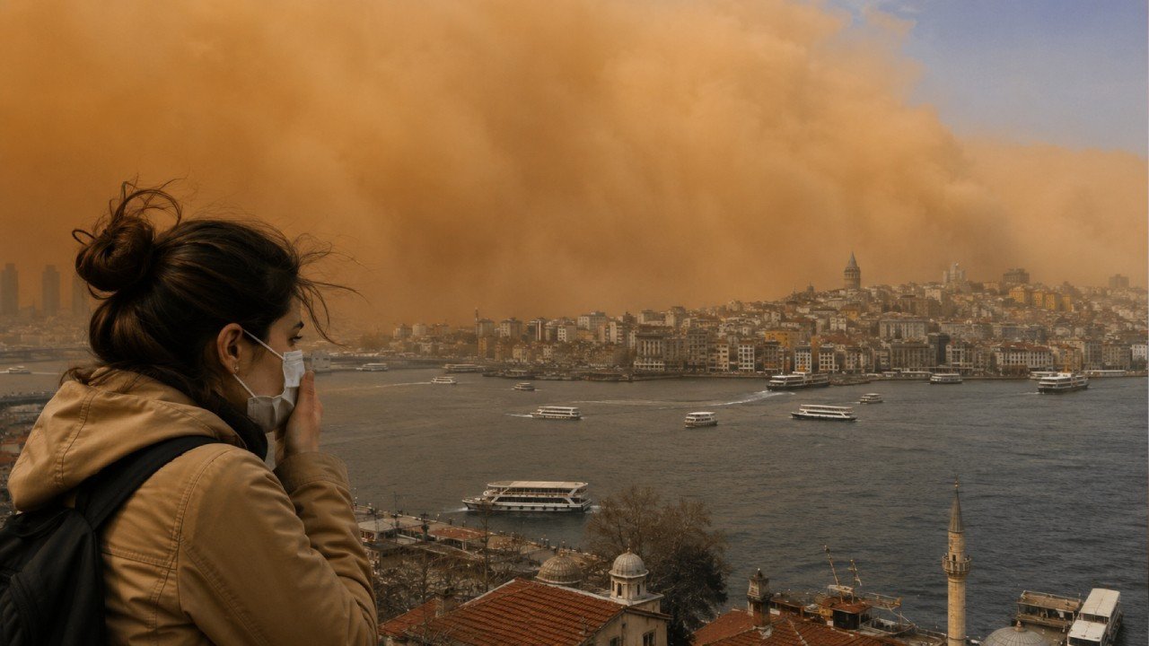Türkiye’de sahra alarmı! 10 gün sürecek çöl tozu dalgası geliyor