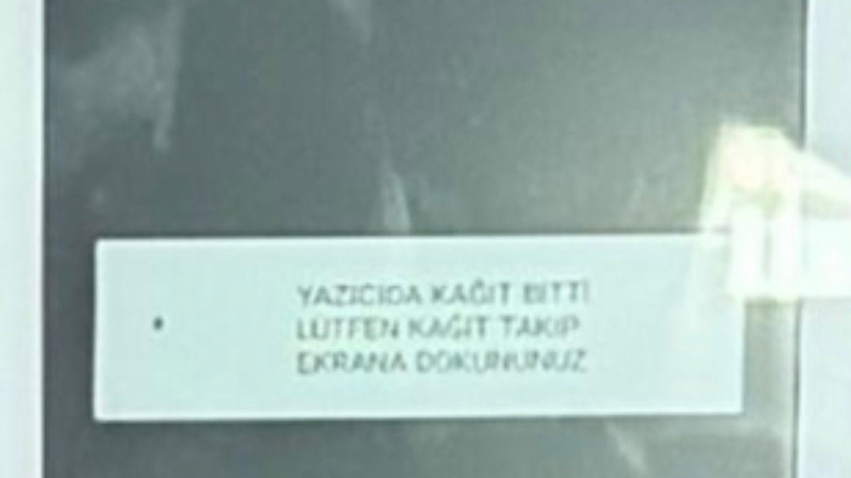 'Kağıt bitti' uyarısı veren POS cihazına uyuşturucu gizlemişler