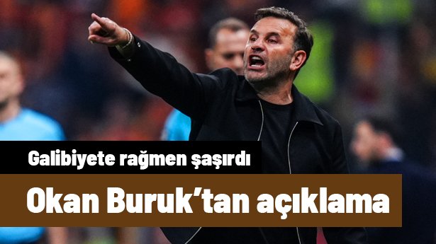 Okan Buruk derbinin ardından kendisini rahatsız eden şeyi açıkladı