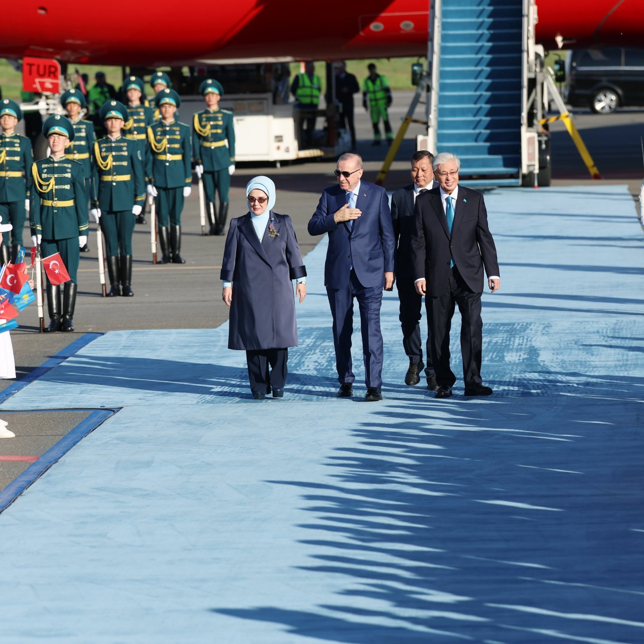 Cumhurbaşkanı Erdoğan Kazakistan'da