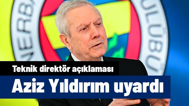 Fenerbahçe'den teknik direktör açıklaması