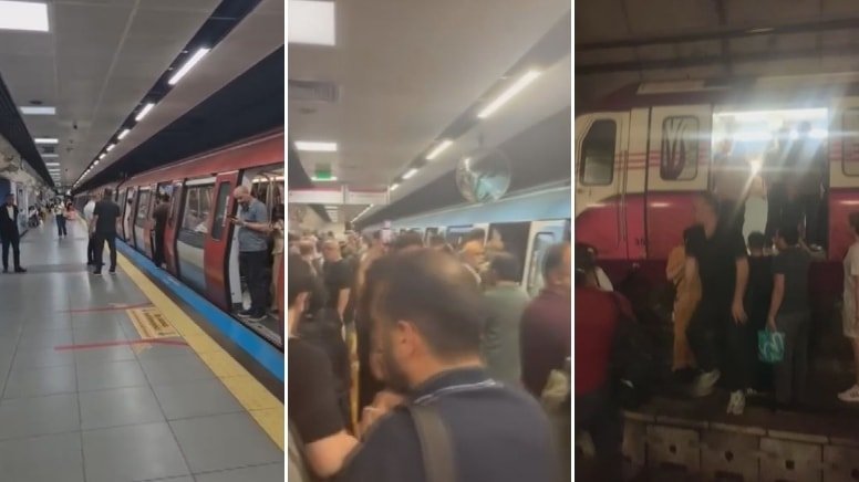 Bostancı'da metro raydan çıktı; yolcular tahliye edildi