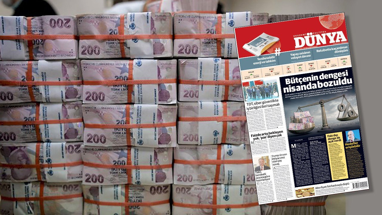 Bütçenin dengesi nisanda bozuldu