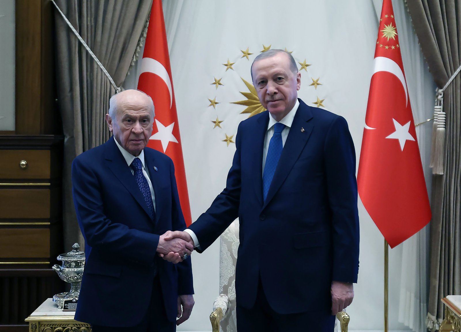 Cumhurbaşkanı Erdoğan ve Devlet Bahçeli görüştü