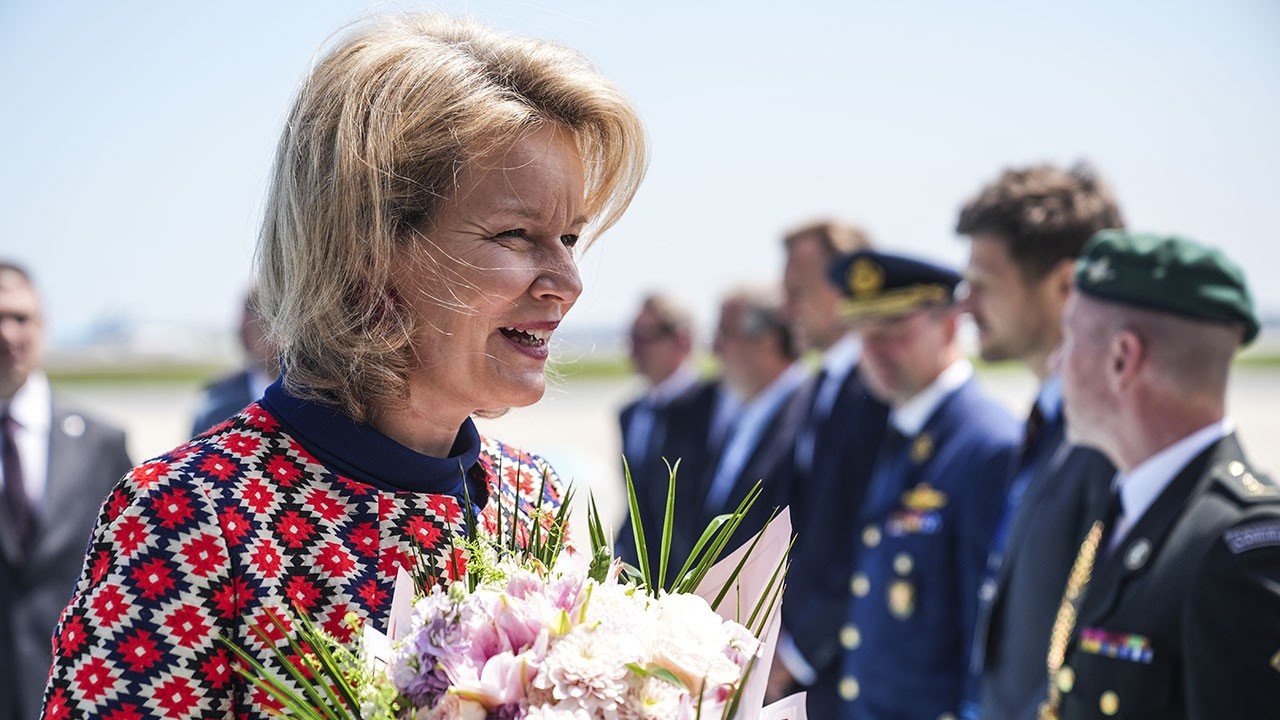 Belçika Kraliçesi Mathilde İstanbul'a geldi