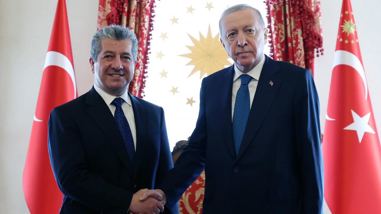 Cumhurbaşkanı Erdoğan Barzani ile görüştü: Çatışmaların bölgeye yayılmasını istemiyoruz