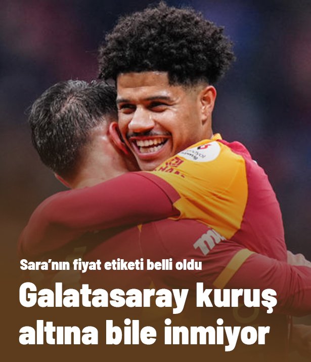 Galatasaray, Gabriel Sara için bu paranın bir kuruş altına asla inmeyecek