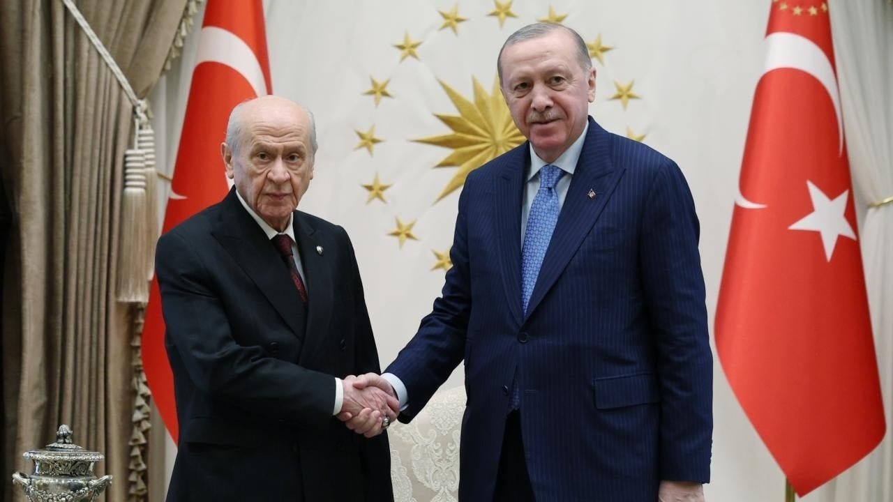 Erdoğan ile Bahçeli'den sürpriz görüşme