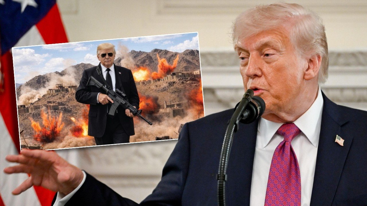 Trump'tan fotoğraflı tehdit: Yakında akıllanmaları gerekecek