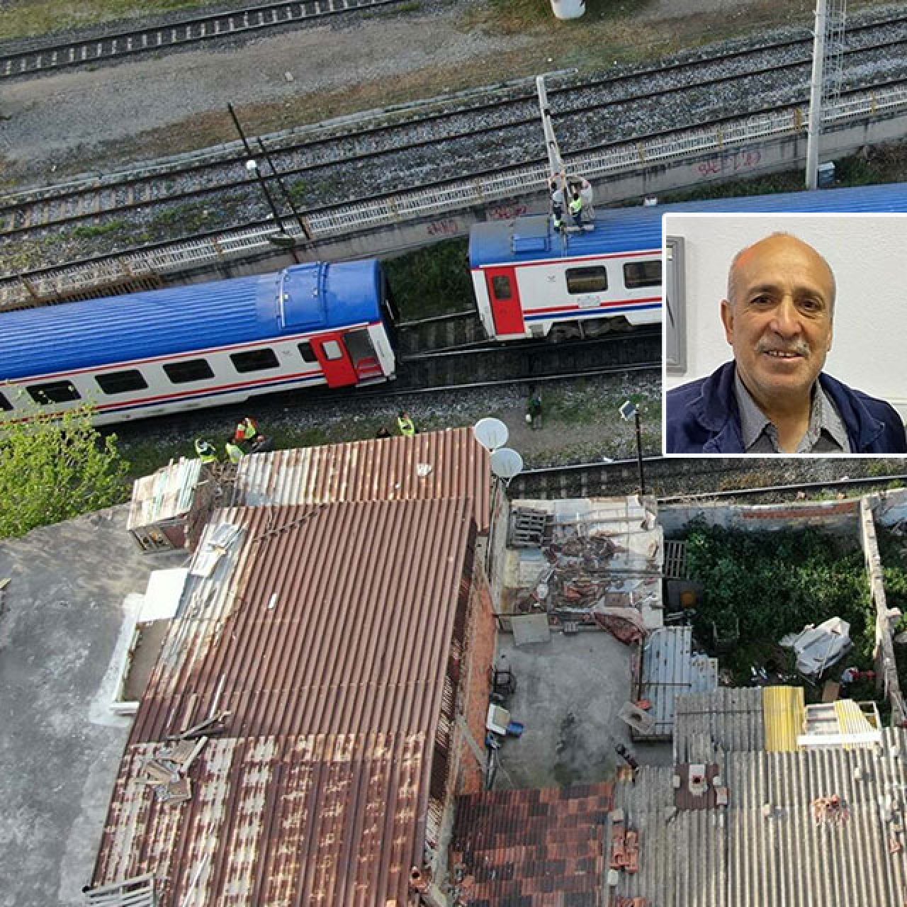 İki vagon arasında trajik son!