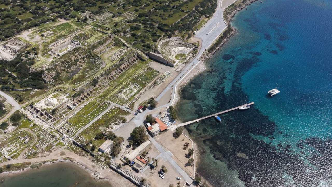 Knidos yenilendi! Tarihi kentte yeni gezi rotaları ve çevre düzenlemesi tamamlandı