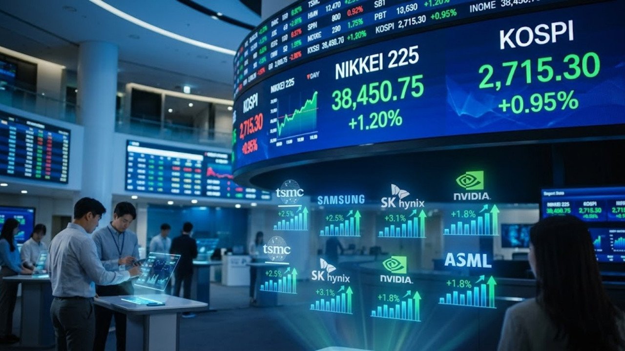 Asya borsaları yapay zeka hisseleri öncülüğünde yükseliyor