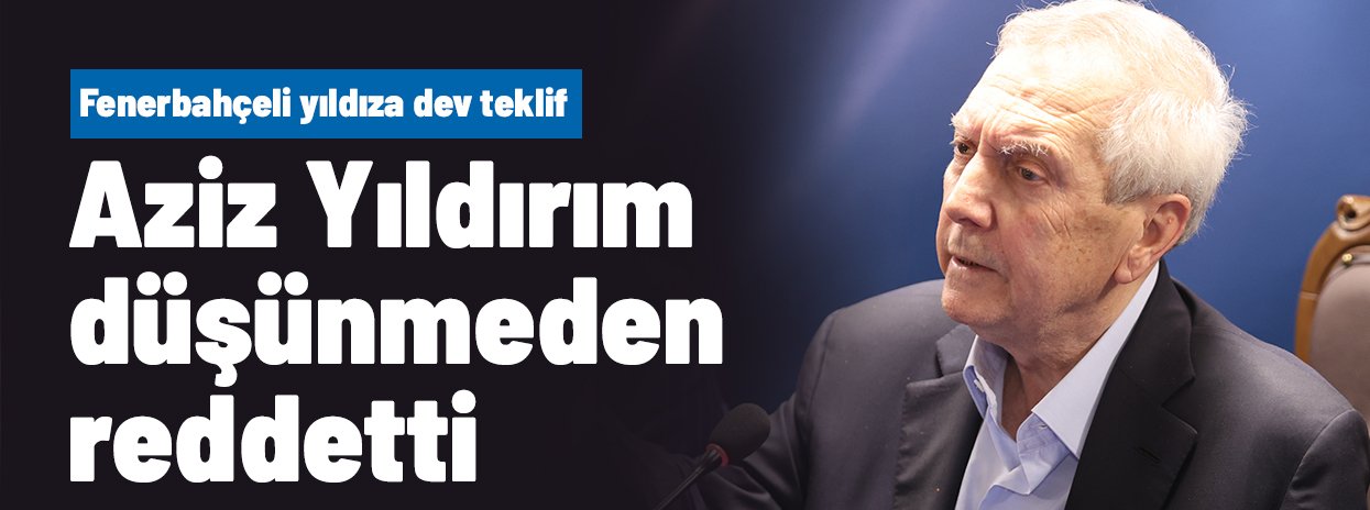 İngiliz ekibinden Fenerbahçeli yıldıza 16 milyon euro! Aziz Yıldırım hiç düşünmeden kararını verdi
