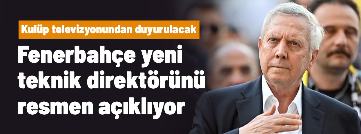 Fenerbahçe yeni teknik direktör için saat verdi: Resmen açıklanacak