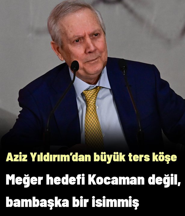 Meğer Aziz Yıldırım'ın hedefi Aykut Kocaman değil, bambaşka bir isimmiş: Büyük ters köşe