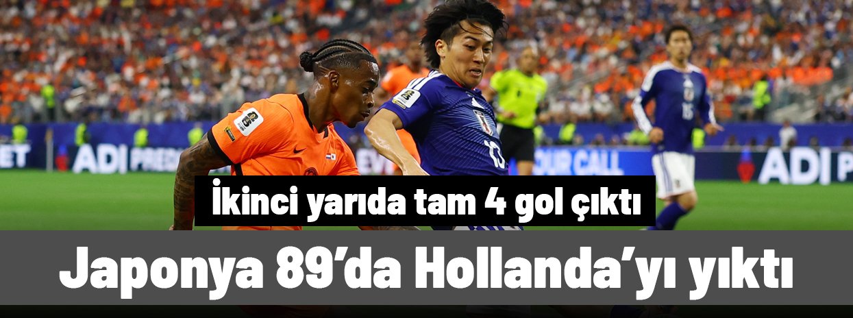 Hollanda - Japonya (Canlı anlatım)