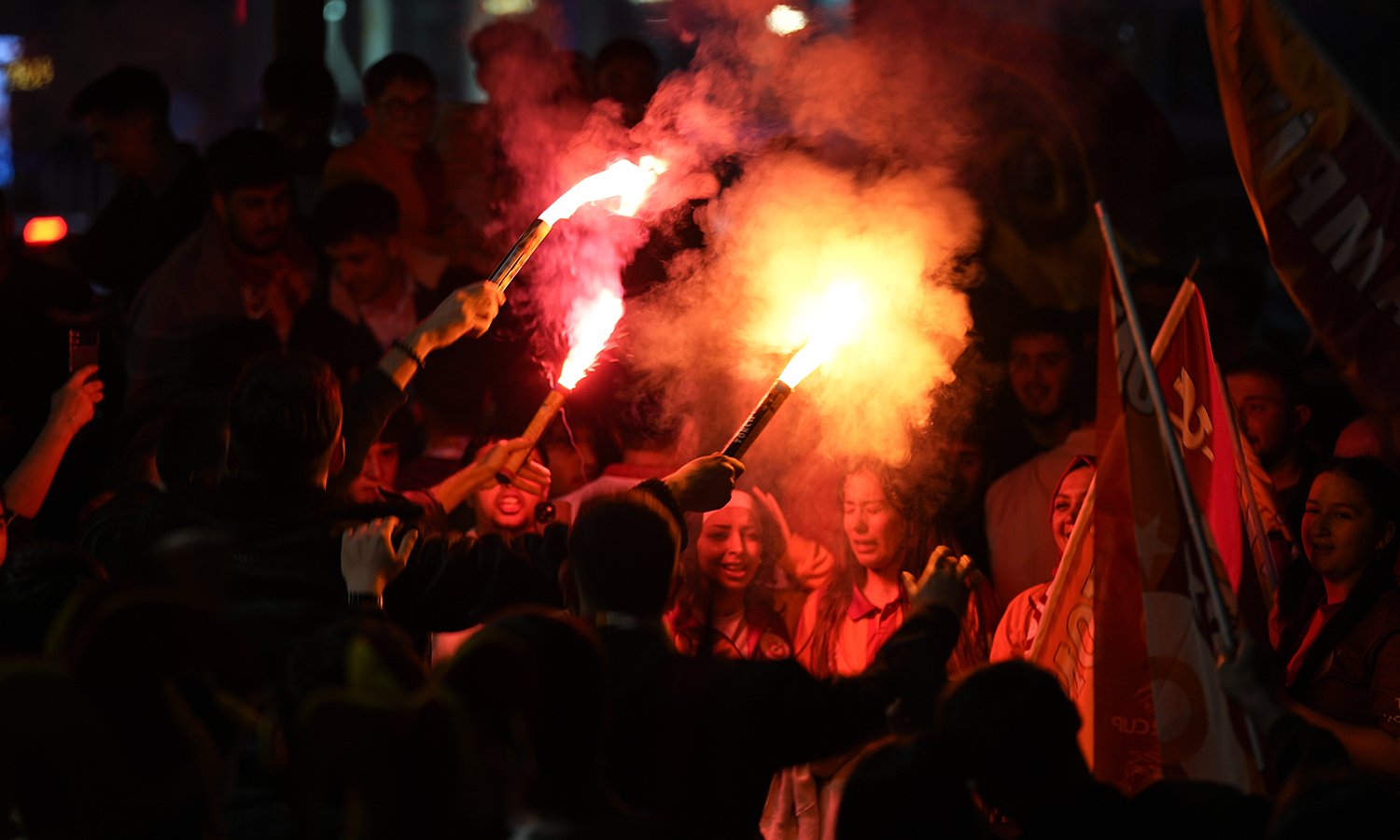 Galatasaray'ın şampiyonluğu coşkuyla kutlandı